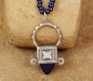 Preview: Tuareg Kreuz - Ingal blau - Silber Tuaregschmuck